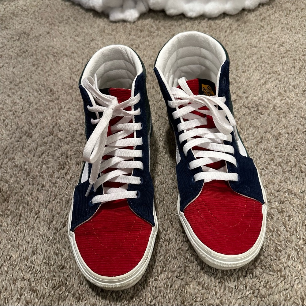 Vans Sk8-Hi Colorblock Mixed Corduroy Sneakers - Picture 4 of 16